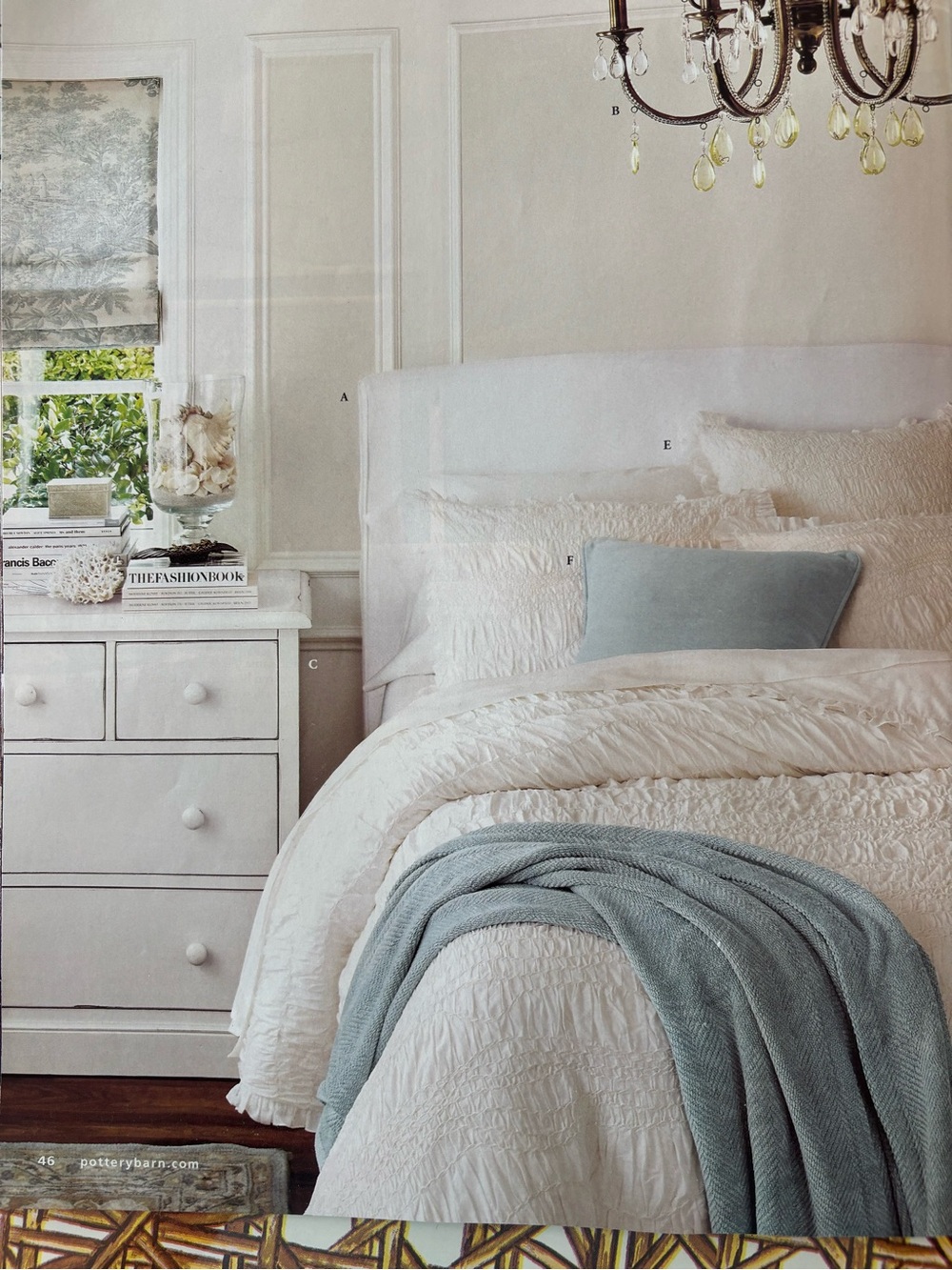 Pottery Barn soft linen pillow cover